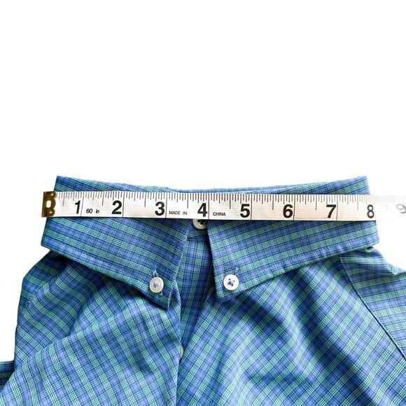 Southern Tide Intercoastal Plaid Long Sleeve Button Down Dress Shirt Blue Medium - Picture 14 of 14